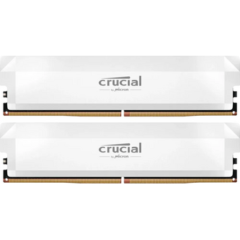  ОЗУ Crucial Pro Gaming by Micron CP2K32G64C40U5W DDR5-6400 64GB Kit (2x32GB) UDIMM CL40 White 1.35V, 1 Year Warrаnty 