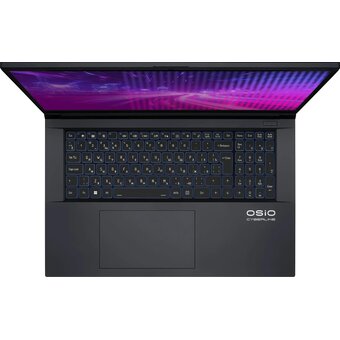  Ноутбук Osio CyberLine C170i-002 Core i5 12600H 16Gb SSD512Gb NVIDIA GeForce RTX4050 17.3" FHD (1920x1080) без ОС WiFi BT Cam 