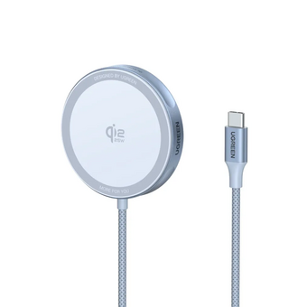  Зарядное устройство UGREEN W753 (55959) 25W Magnetic Wireless Charger With USB-C 25W QI2.2 Starlight Blue 