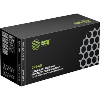  Картридж лазерный Cactus CS-TL-420E черный, 1500 страниц, совместимый для Pantum M7100/P3010/P3300/M6700/M6800 