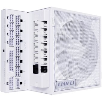 Блок питания Lian Li EG1000G (G9P.EG1000G.WH00.RU) / White / ATX 3.1, 1000W, 80 Plus Gold, PCIe 5.1, APFC, USB/Fan HUB, 120mm FDB Fan, Fully Modular   Блок питания Lian Li EG1000G (G9P.EG1000G.WH00.RU) / White / ATX 3.1, 1000W, 80 Plus Gold, PCIe 5.1, APFC, USB/Fan HUB, 120mm FDB Fan, Fully Modular