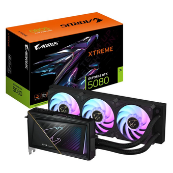  Видеокарта Gigabyte RTX5080 Xtreme Waterforce 16GB (GV-N5080AORUSX W-16GD) GDDR7 256bit 3xDP HDMI 3Fan RTL 