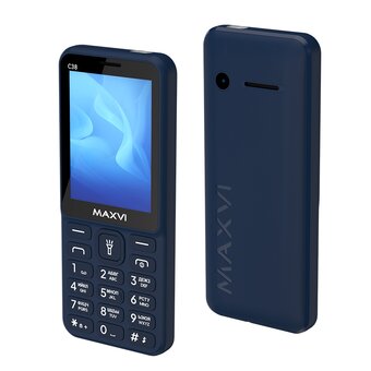  Мобильный телефон Maxvi C38 blue 