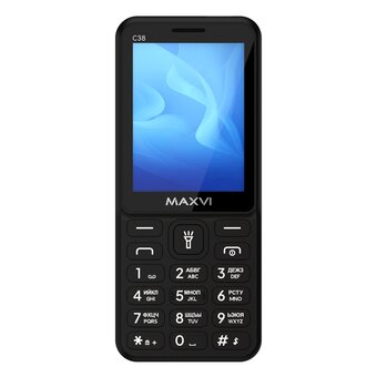  Мобильный телефон Maxvi C38 black 