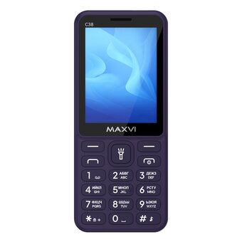  Мобильный телефон Maxvi C38 purple 