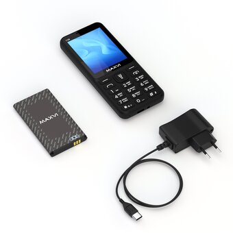  Мобильный телефон Maxvi C38 black 