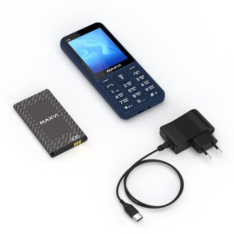  Мобильный телефон Maxvi C38 blue 