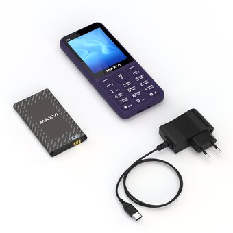  Мобильный телефон Maxvi C38 purple 