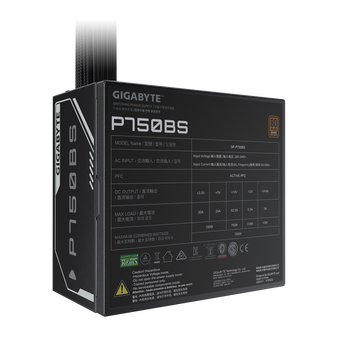  Блок питания Gigabyte P750BS (GP-P750BS) 750W, 80Plus, Bronze, RTL 
