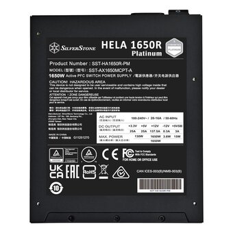 Блок питания Silverstone SST-HA1650R-PM (G540HA165R0M220)   Блок питания Silverstone SST-HA1650R-PM (G540HA165R0M220)
