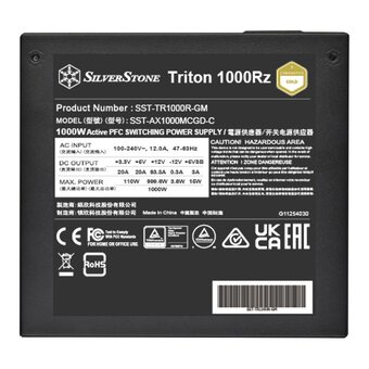 Блок питания Silverstone SST-TR1000R-GM (G540TR100R0M220)   Блок питания Silverstone SST-TR1000R-GM (G540TR100R0M220)