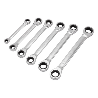  Набор ключей накидных JCB JCB-50621M(65684) 6 предметов 