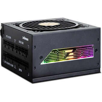  Блок питания Zalman ZM750-TMX2 View, 750W, ATX12V v3.0, APFC, 12cm Fan, 80+ Gold Gen5, Full Modular, side ARGB lights, Retail 