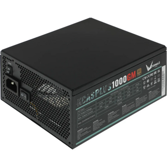  Блок питания Formula V Line KCAS Plus 1000GM, 1000W, ATX3.1/PCIe5.1, APFC, 80+ Gold, 14cm Fan, Full Modular 
