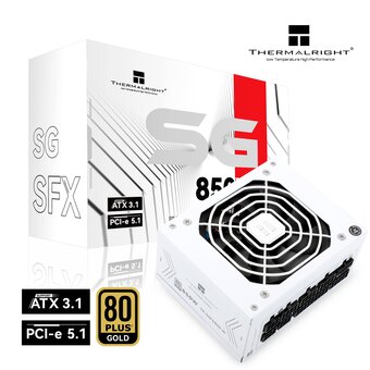  Блок питания Thermalright TR-SGFX, 850W, 80+ Gold (SFX, 3.1, PCIe 5.1, Full modular, 1x24(20+4)pin, 1xCPU 8(4+4)pin, 2xPCIe*2 8(6+2)pin) 