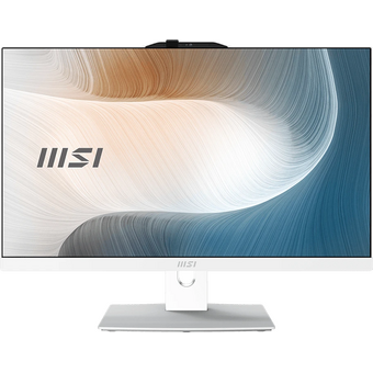  Моноблок MSI Modern AM242P 1M-1020XRU (9S6-AE0722-1465)23.8 Full HD Core 7 150U (1.8) 16Gb SSD512Gb Graphics без ОС GbitEth WiFi клавиатура мышь белый 