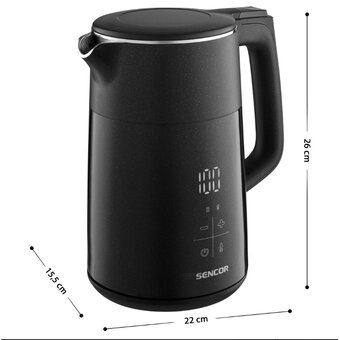  Электрочайник Sencor SWK 0610BK 