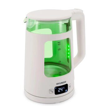  Электрочайник Hyundai HYK-G9407 белый 