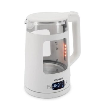  Электрочайник Hyundai HYK-G9407 белый 