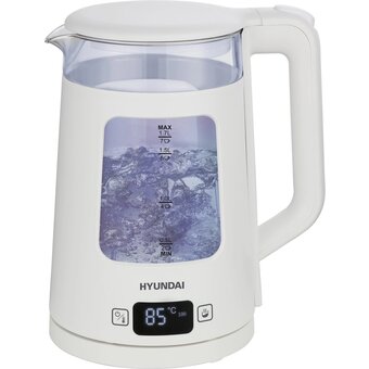  Электрочайник Hyundai HYK-G9407 белый 