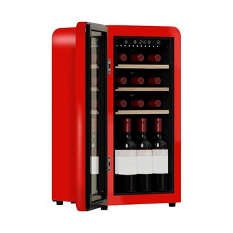  Винный шкаф TESLER CWC-188 Ruby Red LD 