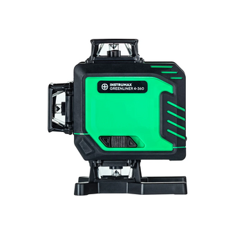 Лазерный уровень INSTRUMAX Greenliner 4-360 (IM0159) + штатив-штанга элевационный lp-300 в комплекте с треногой (3 м) 