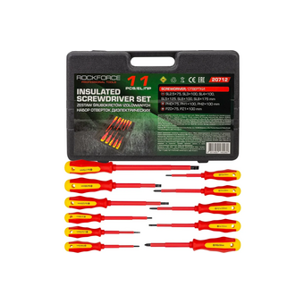  Набор отвёрток Rockforce RF-20712(65818) 11 предметов 