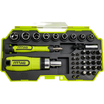  Отвёртка DYLLU DTSS8B43 (+набор бит 43шт.) 25мм 