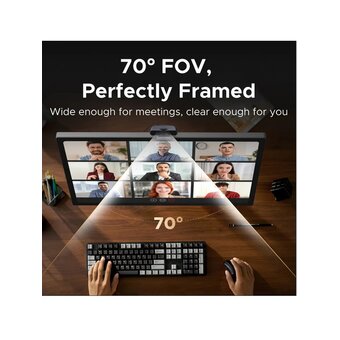  Web-камера UGREEN CM831 (65381) 4K Ultra HD USB-C USB-A Web Camera 1080P with Microphone серый космос 