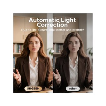  Web-камера UGREEN CM831 (65381) 4K Ultra HD USB-C USB-A Web Camera 1080P with Microphone серый космос 