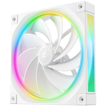  Вентилятор DEEPCOOL FL14R WH-3 in 1 140x140x25мм Reverse (PWM, ARGB, белый, 500-1700об/мин) Color Box 