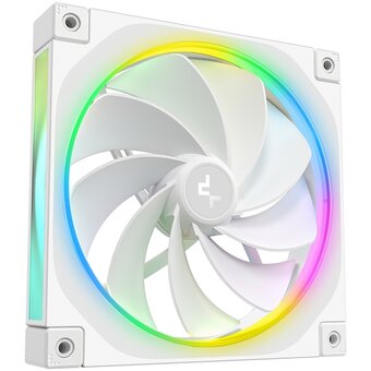  Вентилятор DEEPCOOL FL14R WH-3 in 1 140x140x25мм Reverse (PWM, ARGB, белый, 500-1700об/мин) Color Box 