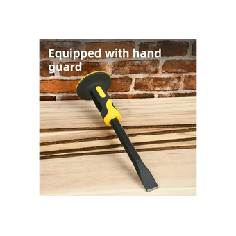  Зубило плоское с протектором Deli DL6312 25х19х305мм, двухкомпонентная рукоять 