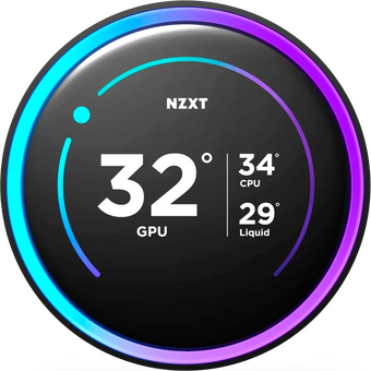  СВО NZXT Kraken Elite 280 RGB (RL-KR28E-B2) (250W, 280mm, LED temp., Black/ Fans 2x140mm, 98.61) 