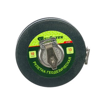  Рулетка геодезическая Сибртех 31260 10м зеленый 