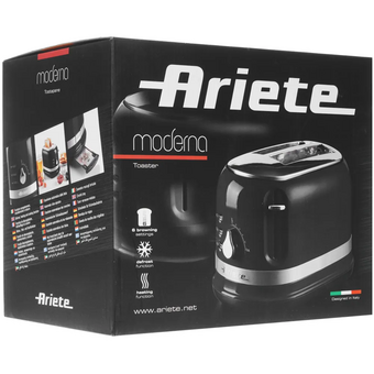  Тостер Ariete Moderna 149/12 черный (00C014912AR0) 