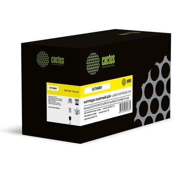  Картридж лазерный Cactus CS-TK5490Y желтый 2400стр для Kyocera Ecosys PA2101cx/PA2101cwx/MA2101cfx/MA2101cwfx с чипом 