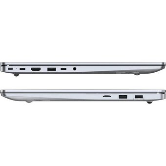  Ноутбук Tecno MegaBook K16AS (TCN-K16I5.D16.SL)Core i5 1235U 16Gb SSD512Gb Intel Iris Xe graphics 16" IPS FHD (1920x1200) без ОС silver BT Cam 6060mAh 