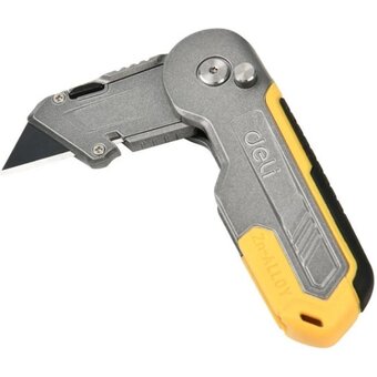  Строительный нож Deli DL007Z в комплекте 6 лезвий 