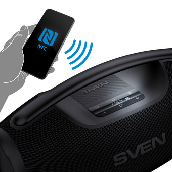 Портативная акустика SVEN PS-990 черный   Портативная акустика SVEN PS-990 черный