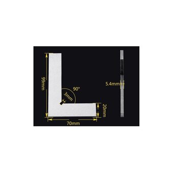  Угольник Vitatools ugolnik-poverochnyy-100*70 DIN 875 