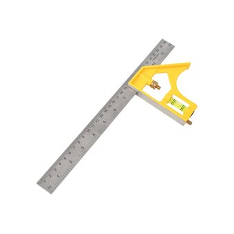  Линейка строительная с угольником и уровнем Deli DL7300Y 