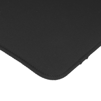  Коврик для мышки Raskat Black XS 300*250, резина+ткань, прошитый край 