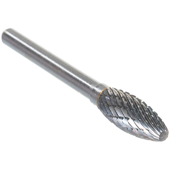  Твердосплавная борфреза тип H форма пламени MESSER H1025M06 диаметр 10 мм 