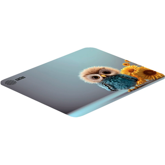 Коврик для мыши Cactus CS-MPC-D12M Owl gray рисунок 300x250x3мм   Коврик для мыши Cactus CS-MPC-D12M Owl gray рисунок 300x250x3мм
