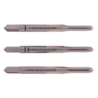  Набор метчиков H-Tools 230025EHT из 3-х шт. 