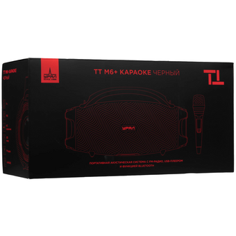  Портативная акустика Ural Урал ТТ М6+ Караоке черный/черный 