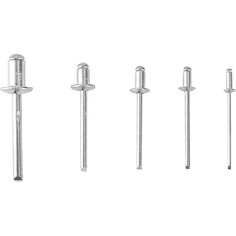  Набор заклепок Deli DL236906 75шт 2,4/3,2/4,0/4,8/6,0мм*15шт пластиковый кейс 