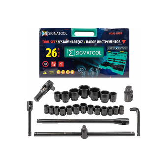  Набор инструментов SIGMATOOL Sigmatool-68262-5MPB(59728) 26 предметов 