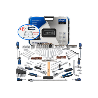  Набор инструментов Scheppach Sch-41421-5 Gold(62152) 142 + 6 предметов 